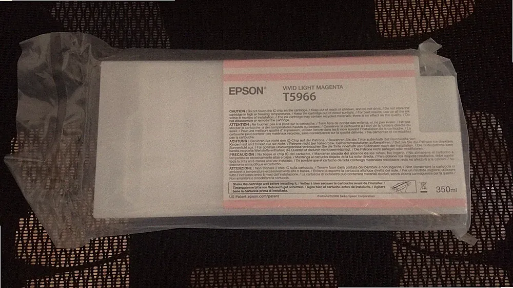 2021 Genuine Epson Vivid Light Magenta Ink T5966 Stylus 7900 9900 7890 9890 SEAL