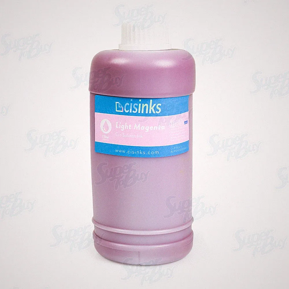 Eco-Solvent Ink LIGHT MAGENTA Bottle for Roland Mimaki Mutoh Printers 1000ml 1 L