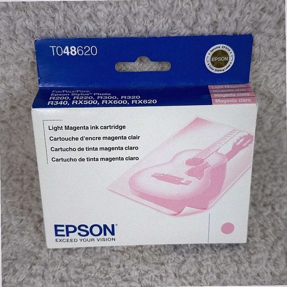 Epson T048620 Light Magenta Ink Cartridge Stylus Photo R200 R300 R320 R340 RX500