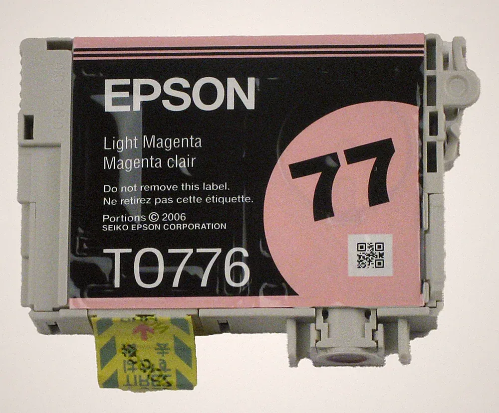 Genuine Epson 77 Light Magenta Ink for Stylus Photo R260 R280 RX380 RX595