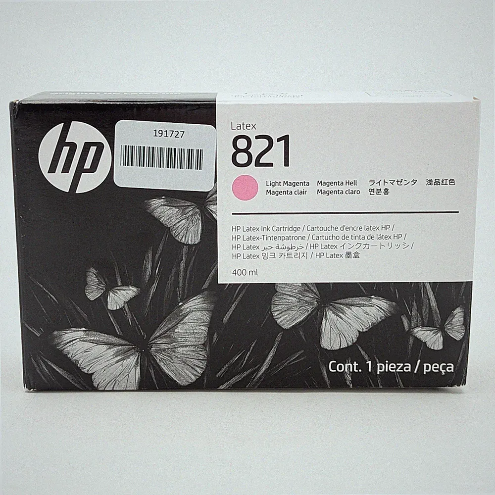 HP Genuine Latex 821 Light Magenta Ink Cartridge For HP Printers (G0Y91A) 400ml