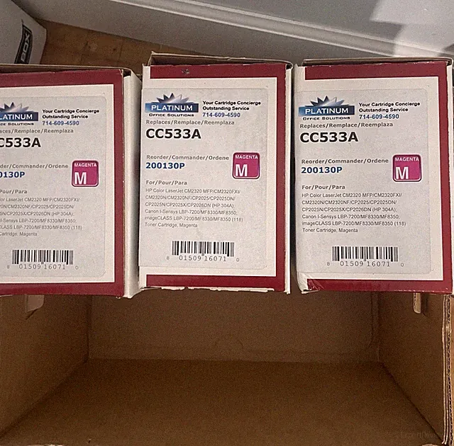 Premium Replacement Toner Cartridges. Color Magenta (3 Available)